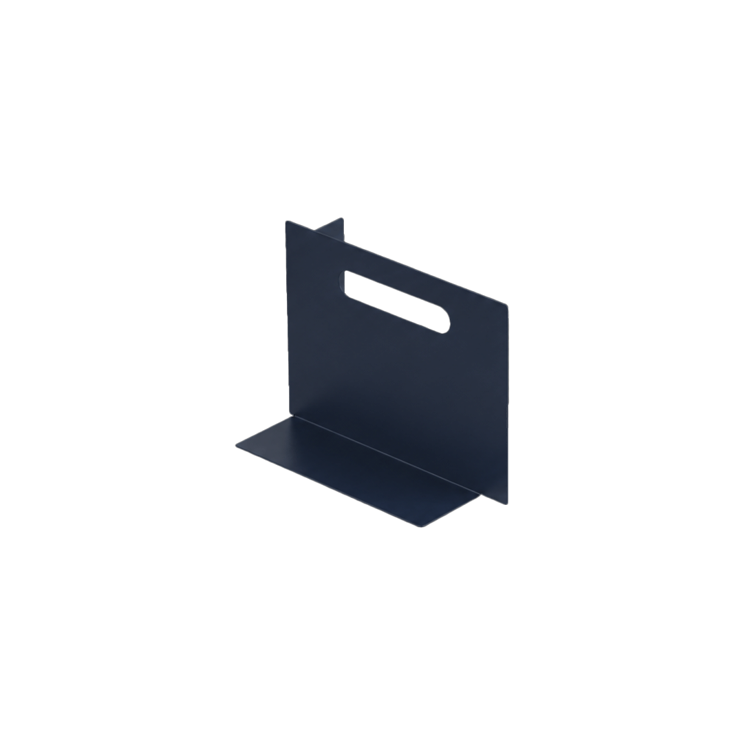 ที่กั้นหนังสือเหล็ก LEECO รุ่น FRAMEWORK ขนาด 15X12X20 ซม. สีน้ำเงิน 2 ชิ้น_2